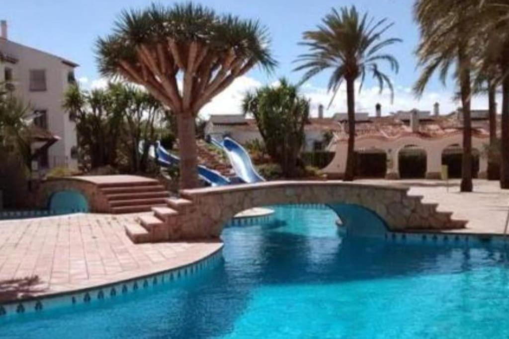 Апартаменты En Denia, Urbanizacion El Palmar Con Piscina, Toboganes Y Chiringuito Экстерьер фото